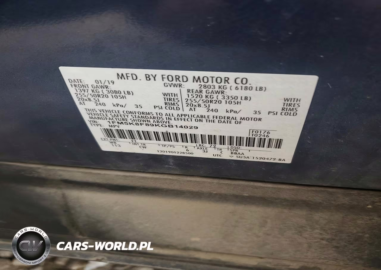 2019 Ford Explorer Limited VIN:1FM5K8F89KGB14029 - 13