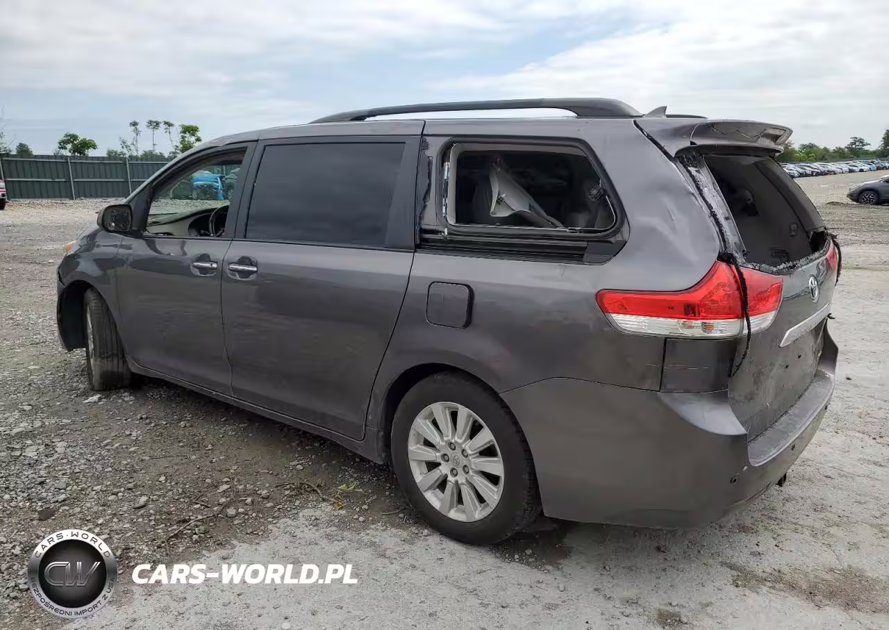 2011 Toyota Sienna Xle VIN:5TDYK3DC1BS166482 - 2