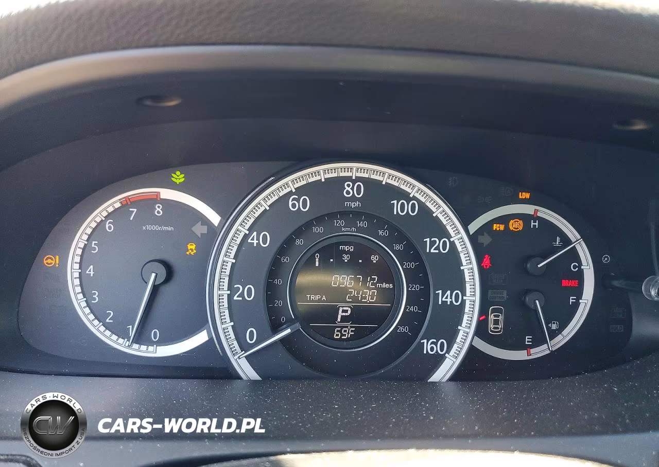 2013 Honda Accord Exl VIN:1HGCR2F87DA093743 - 9