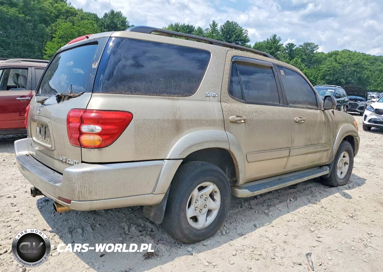 2002 Toyota Sequoia Sr5 VIN:5TDBT44A32S056458 - 3
