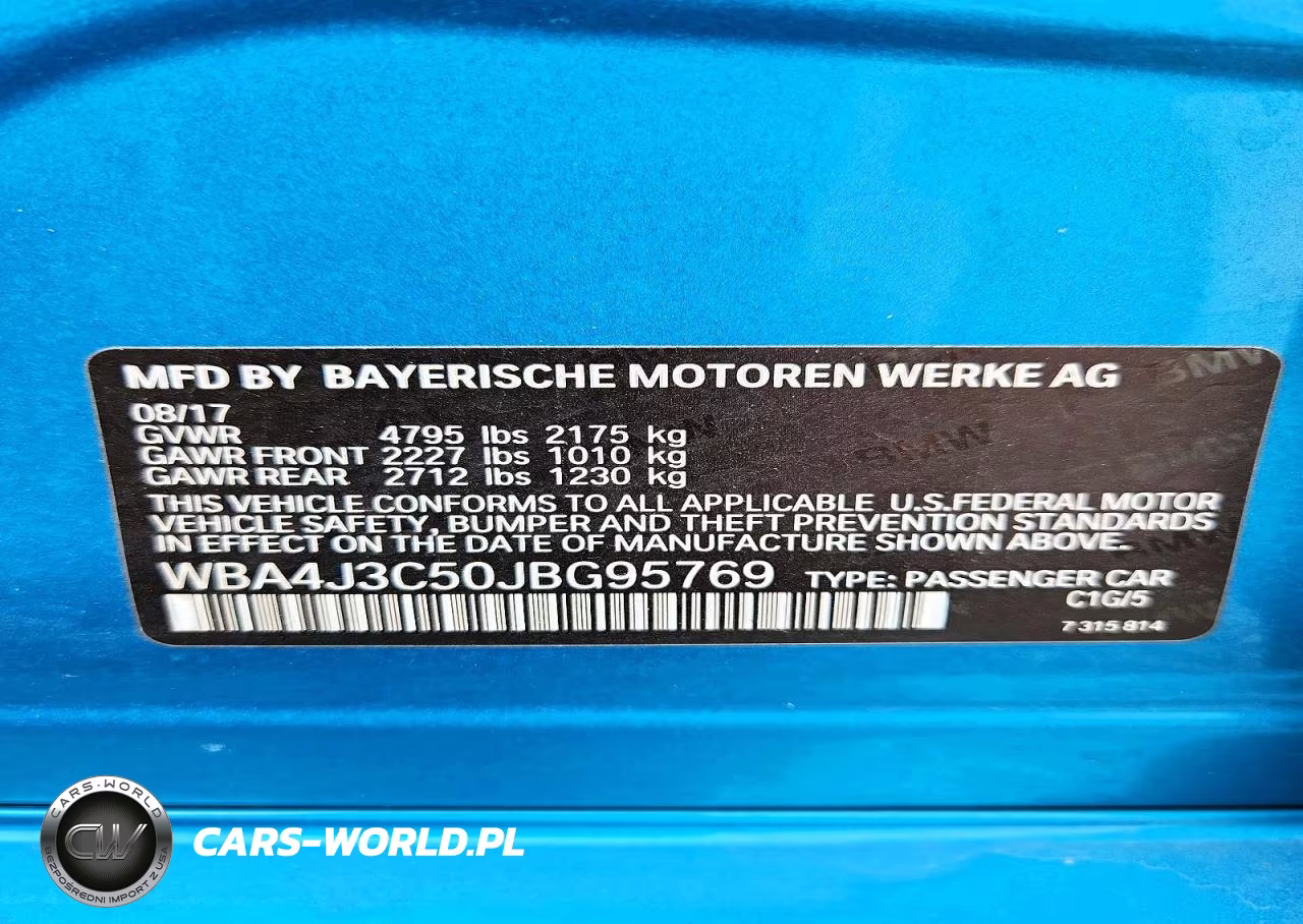 2018 BMW 430Xi Gran Coupe VIN:WBA4J3C50JBG95769 - 13