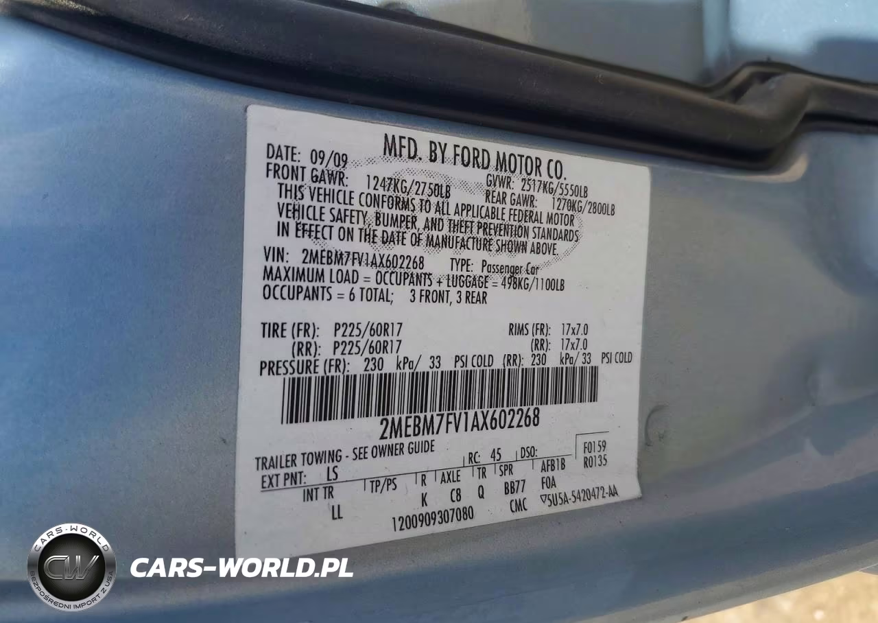 2010 Mercury Grand Marquis Ls VIN:2MEBM7FV1AX602268 - 12