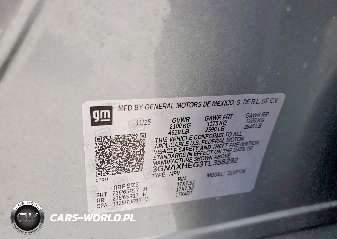 2026 Chevrolet Equinox Lt VIN:3GNAXHEG3TL358292 - 14
