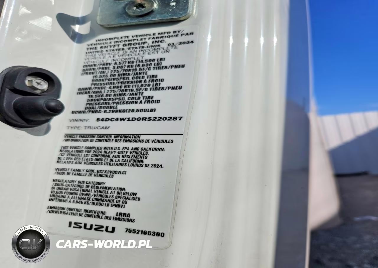 2024 Isuzu Npr Hd Delivery Truck VIN:54DC4W1D0RS220287 - 12