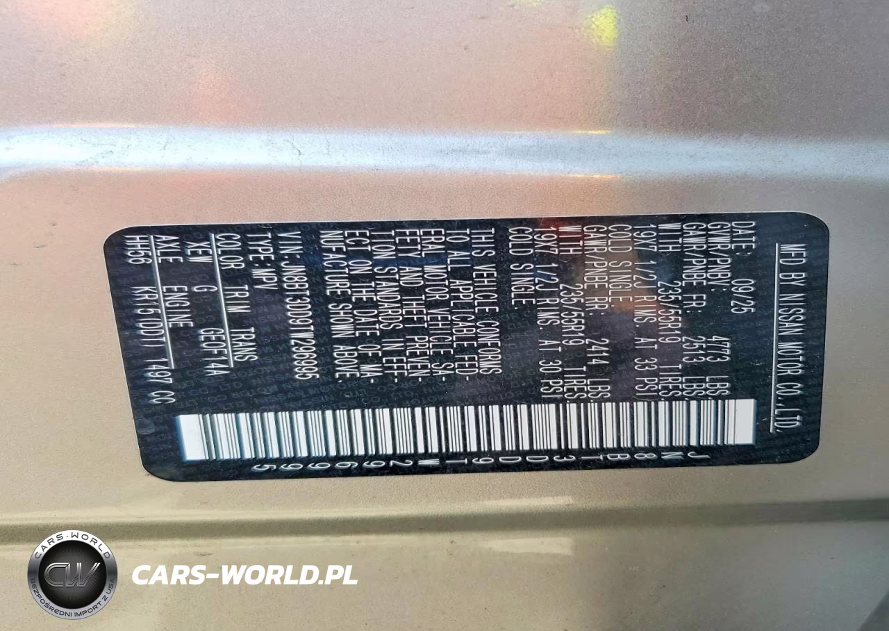 2026 Nissan Rogue Platinum VIN:JN8BT3DD9TW296995 - 14