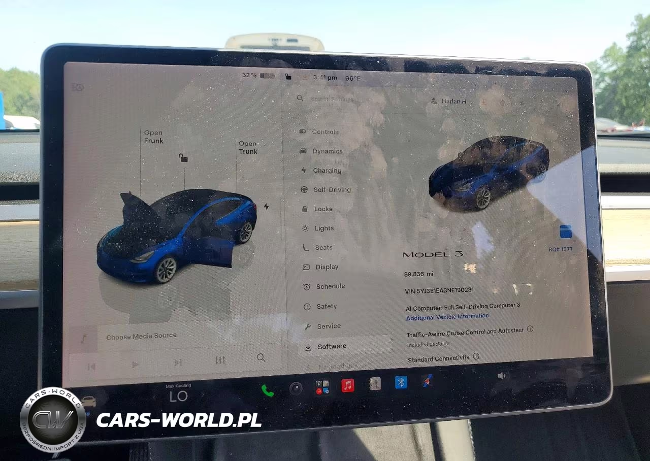 2022 Tesla Model 3 VIN:5YJ3E1EA3NF190231 - 9