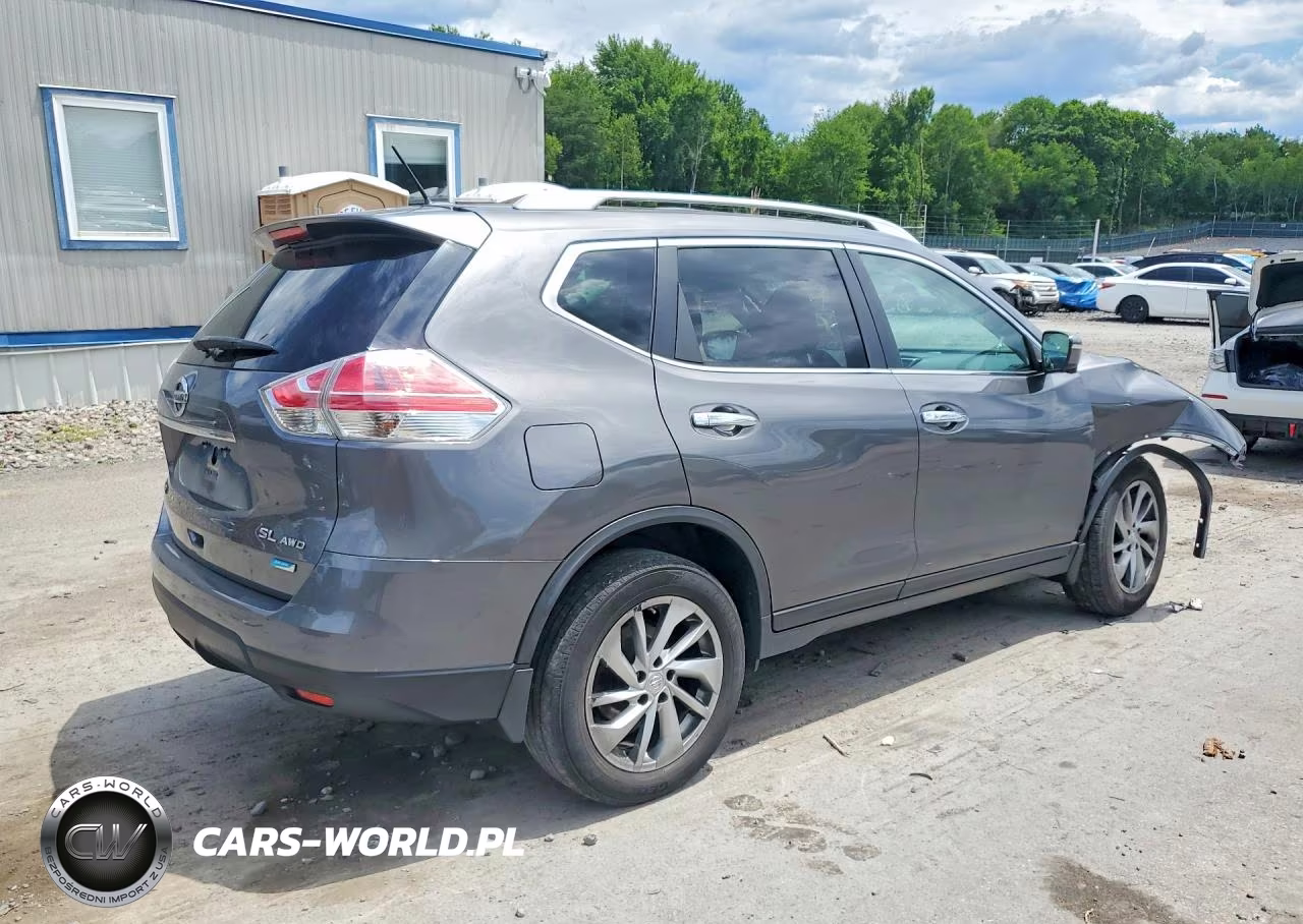 2014 Nissan Rogue Sl VIN:5N1AT2MV2EC854325 - 3