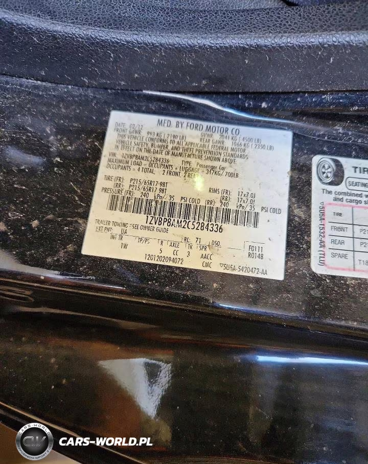 2012 Ford Mustang VIN:1ZVBP8AM2C5284336 - 12
