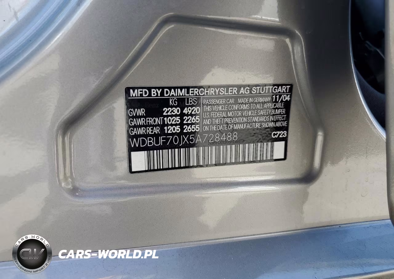 2005 Mercedes-Benz E 500 VIN:WDBUF70JX5A728488 - 13