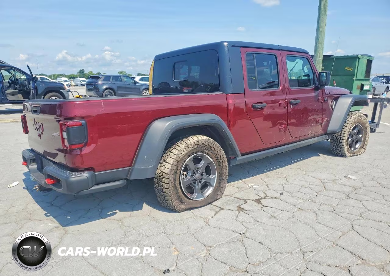 2021 Jeep Gladiator Rubicon VIN:1C6JJTBG4ML592866 - 3