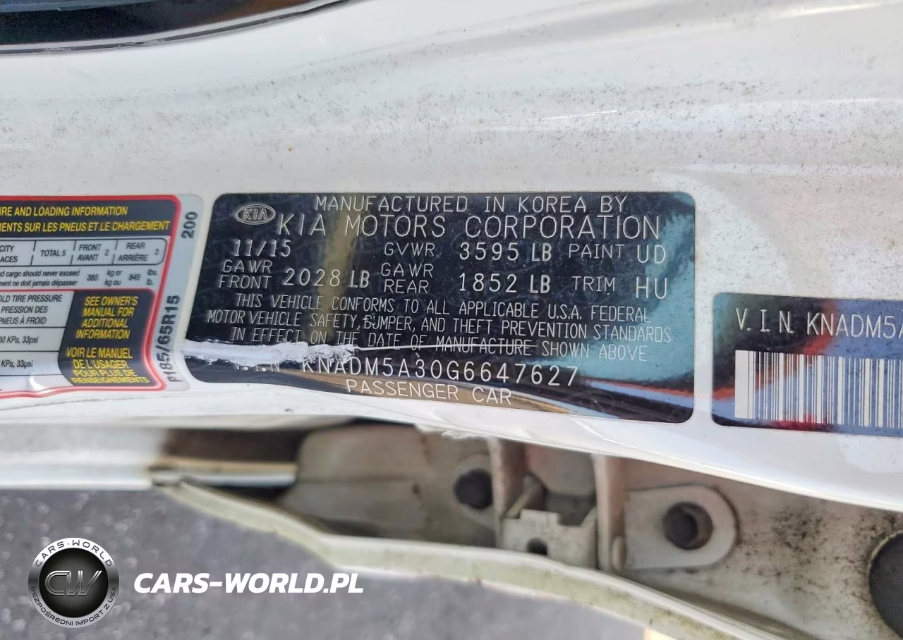 2016 Kia Rio Lx VIN:KNADM5A30G6647627 - 12