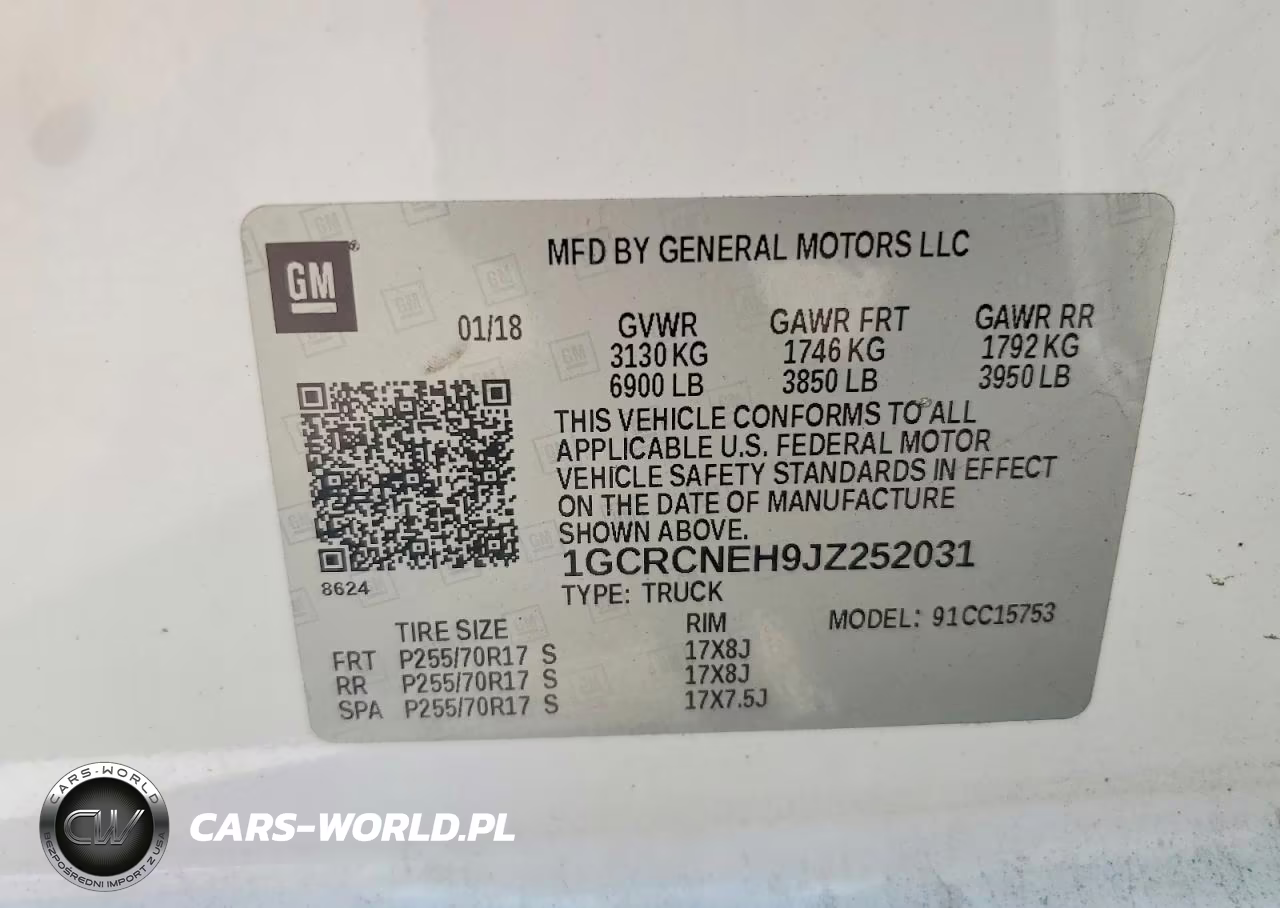 2018 Chevrolet Silverado C1500 VIN:1GCRCNEH9JZ252031 - 12