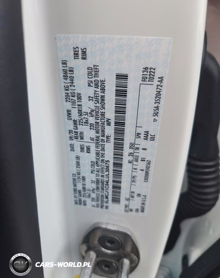 2020 Lincoln Corsair VIN:5LMCJ1C94LUL30675 - 13