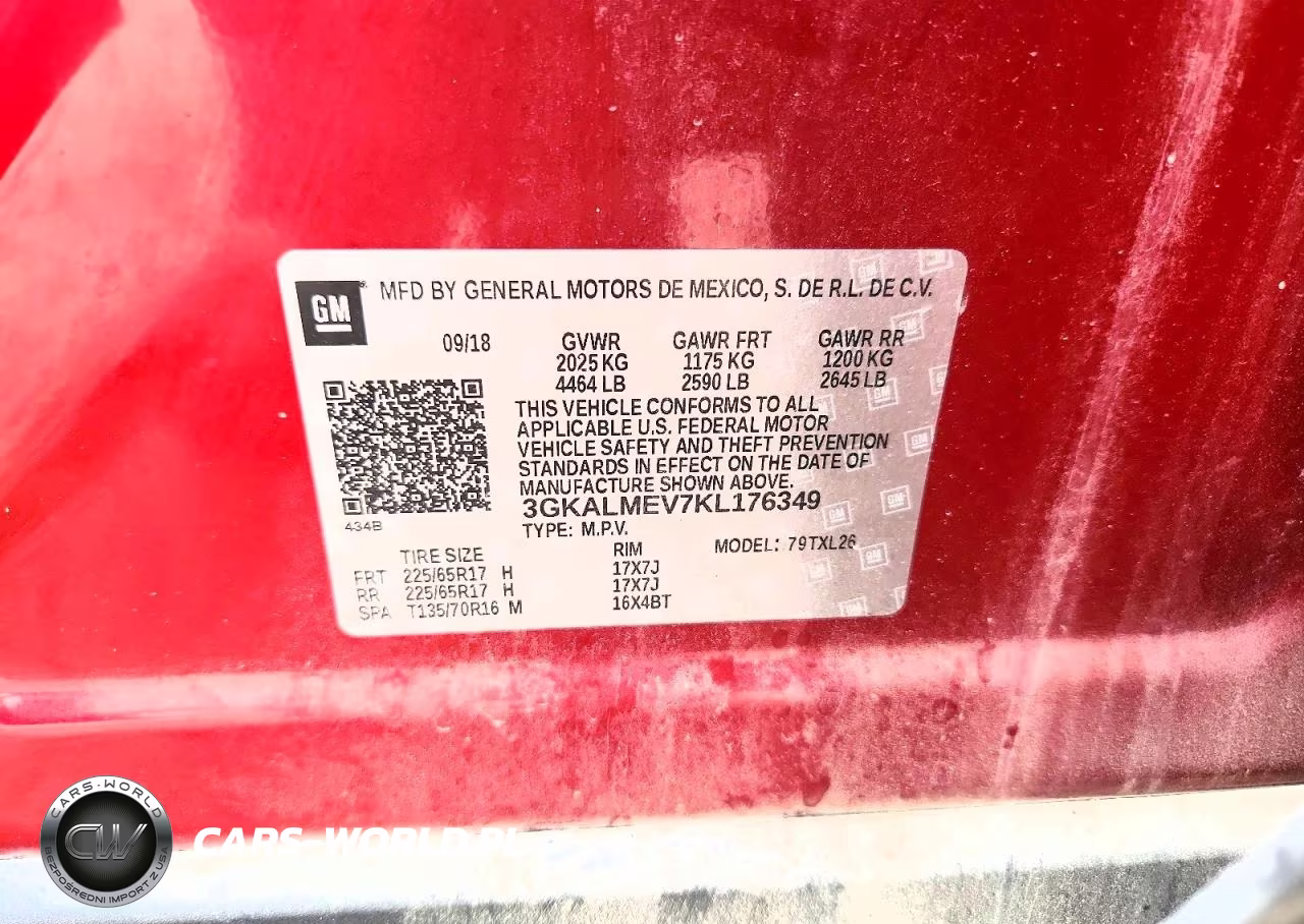 2019 GMC Terrain VIN:3GKALMEV7KL176349 - 13
