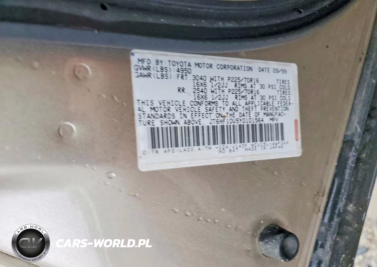 2000 Lexus Rx 300 VIN:JT6HF10U5Y0101564 - 14