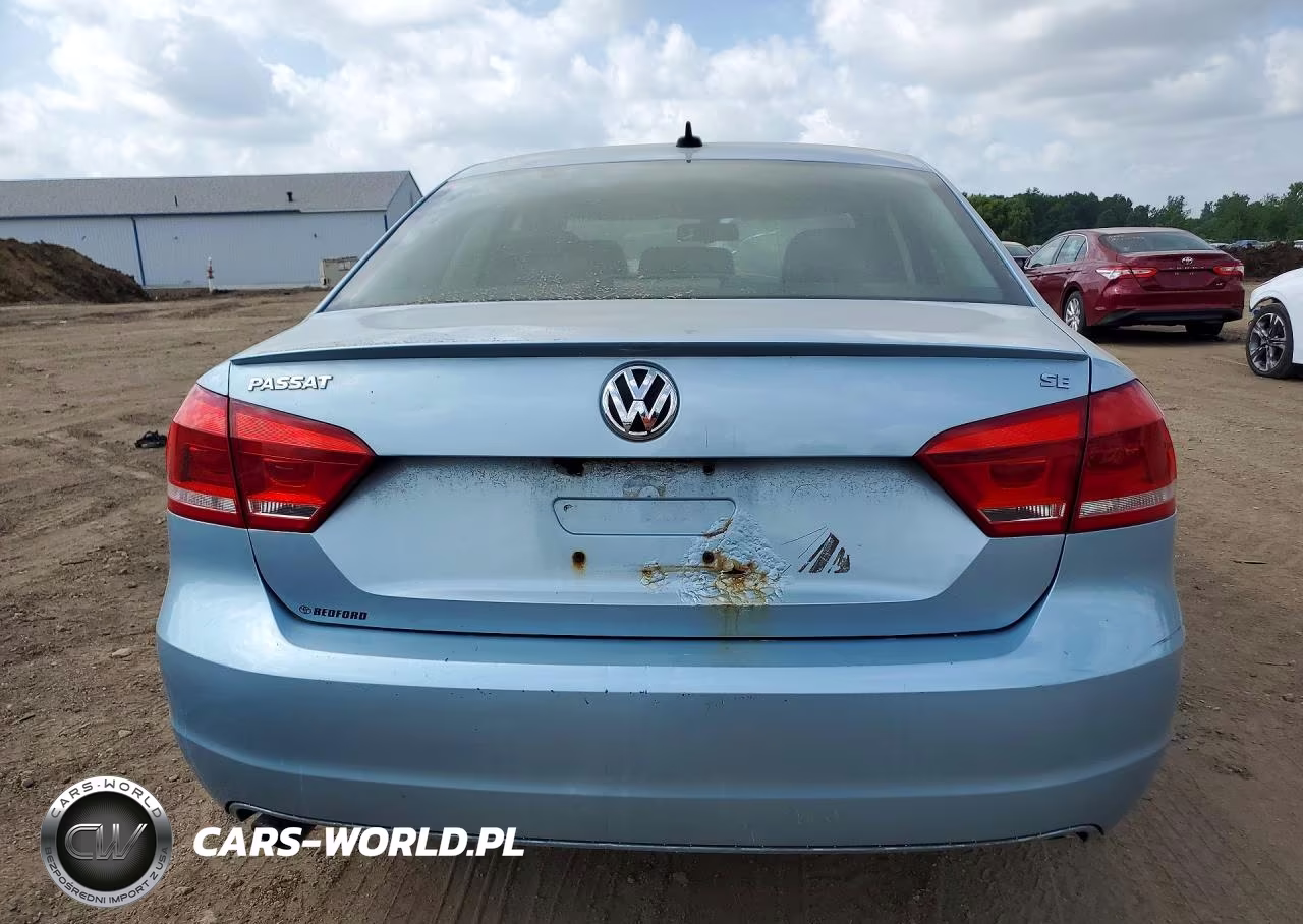 2013 Volkswagen Passat Se VIN:1VWBH7A31DC030886 - 6