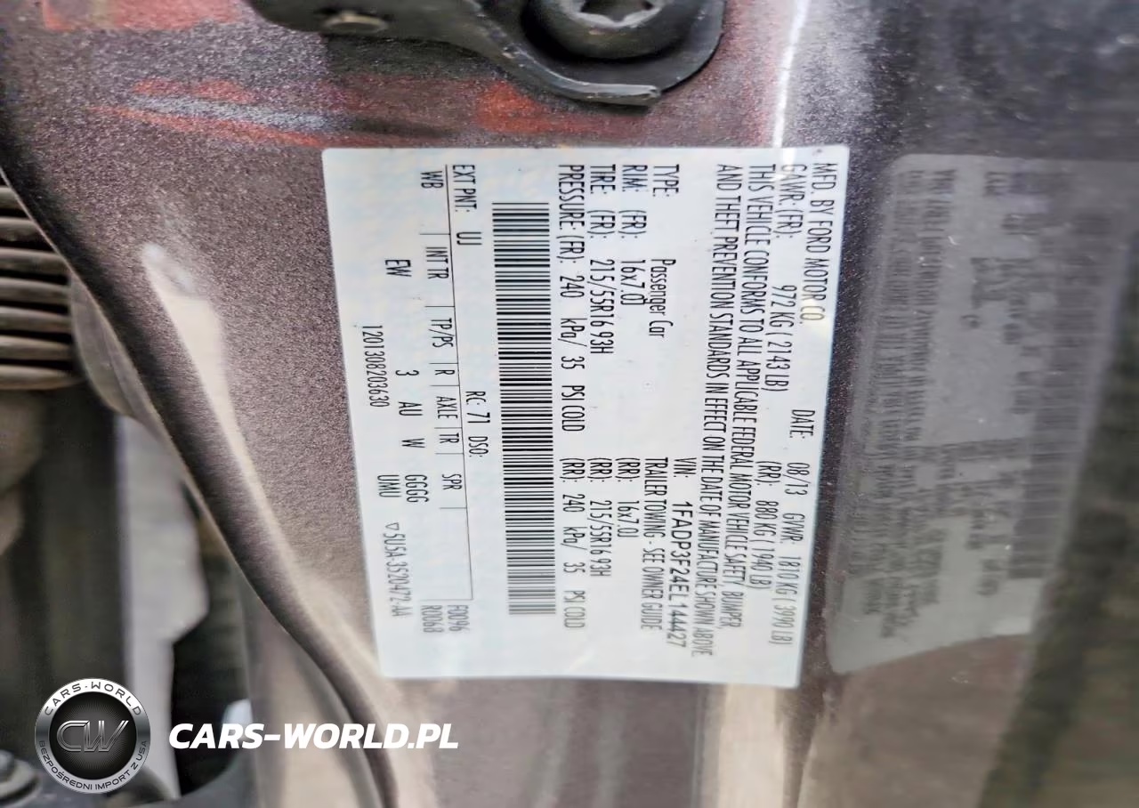 2014 Ford Focus Se VIN:1FADP3F24EL144427 - 12