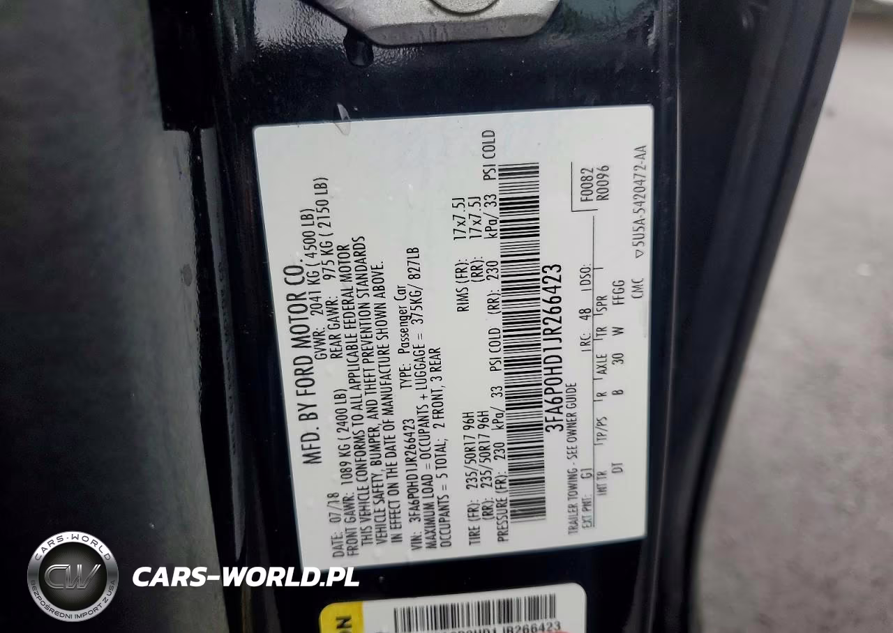 2018 Ford Fusion Se VIN:3FA6P0HD1JR266423 - 12