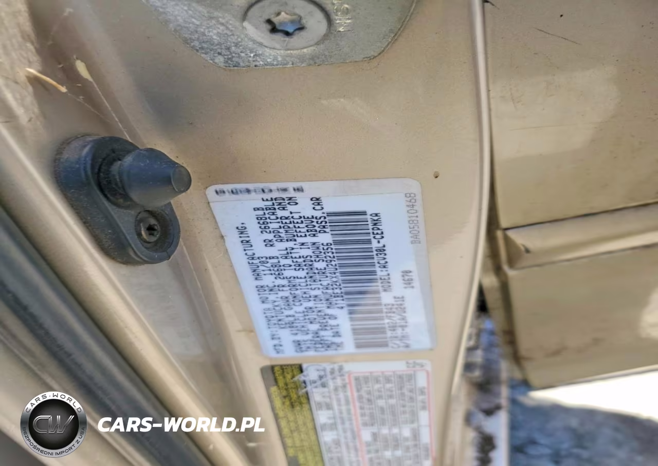 2004 Toyota Camry Le VIN:4T1BE32KX4U292356 - 12