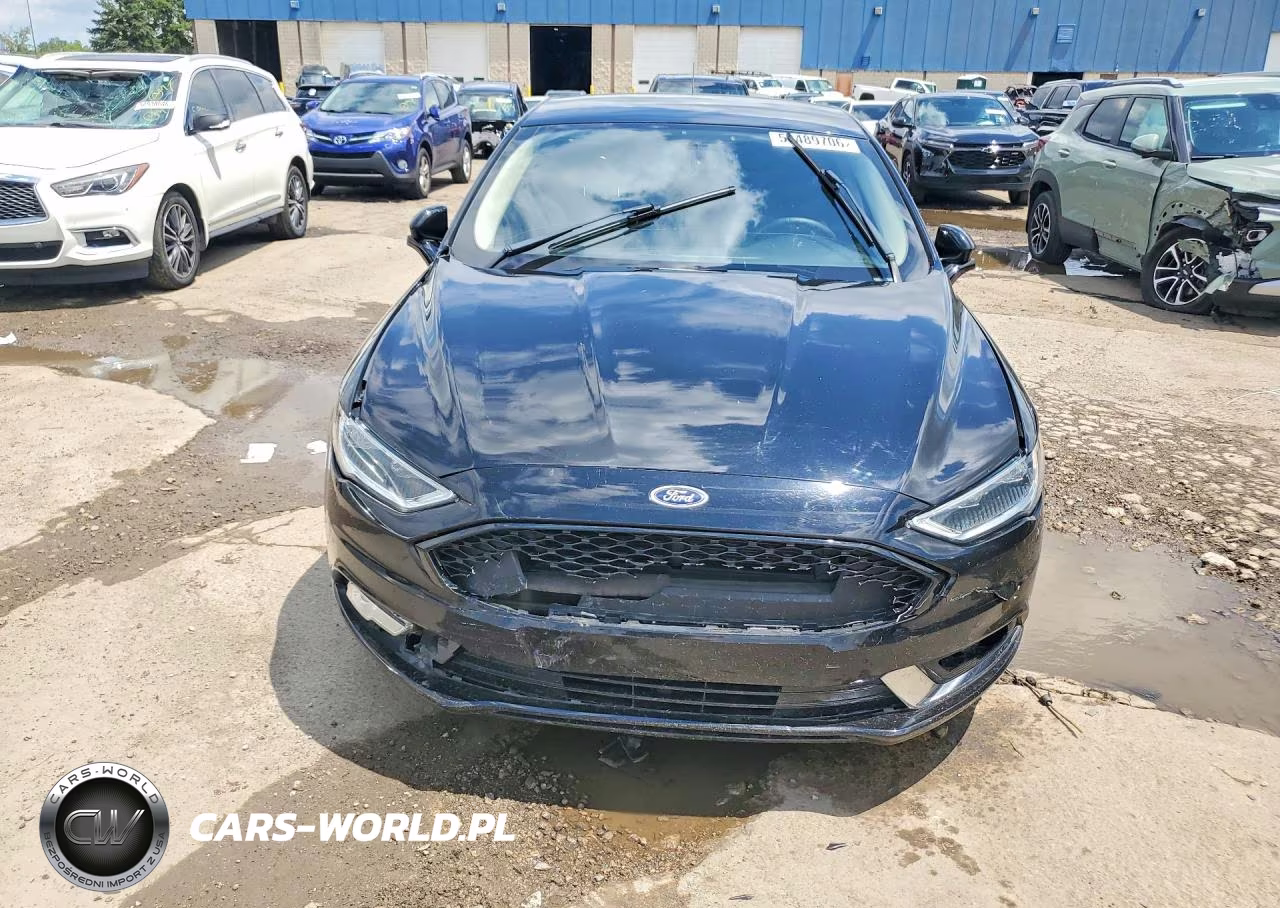 2017 Ford Fusion Se VIN:3FA6P0HD4HR104487 - 5