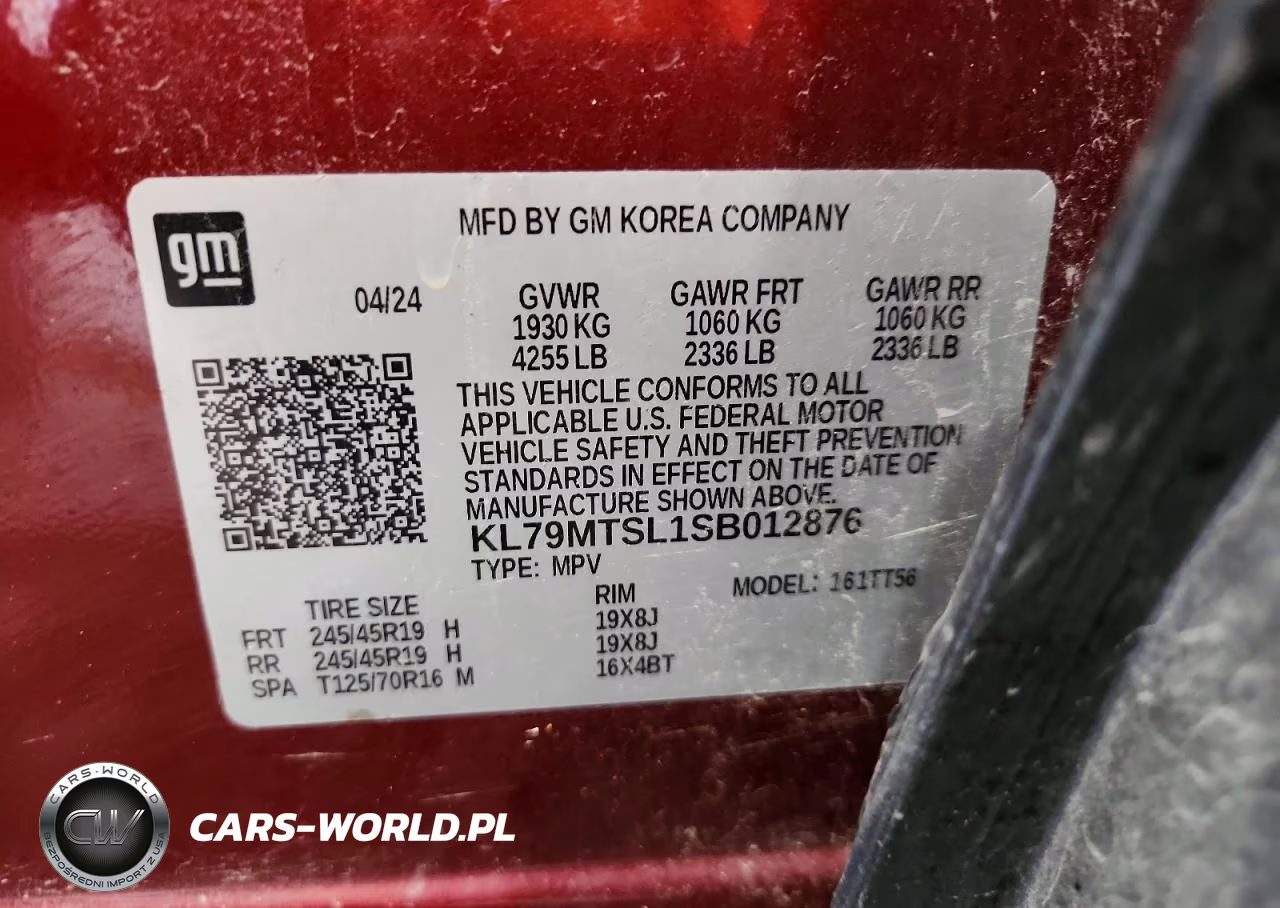 2025 Chevrolet Trailblazer Rs VIN:KL79MTSL1SB012876 - 12