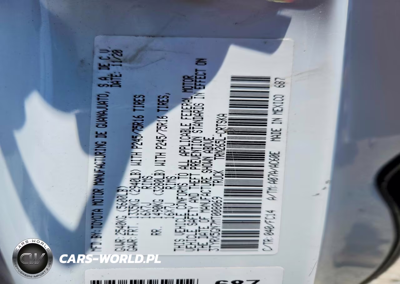 2021 Toyota Tacoma Sr5 VIN:3TYRX5GN7MT008069 - 13