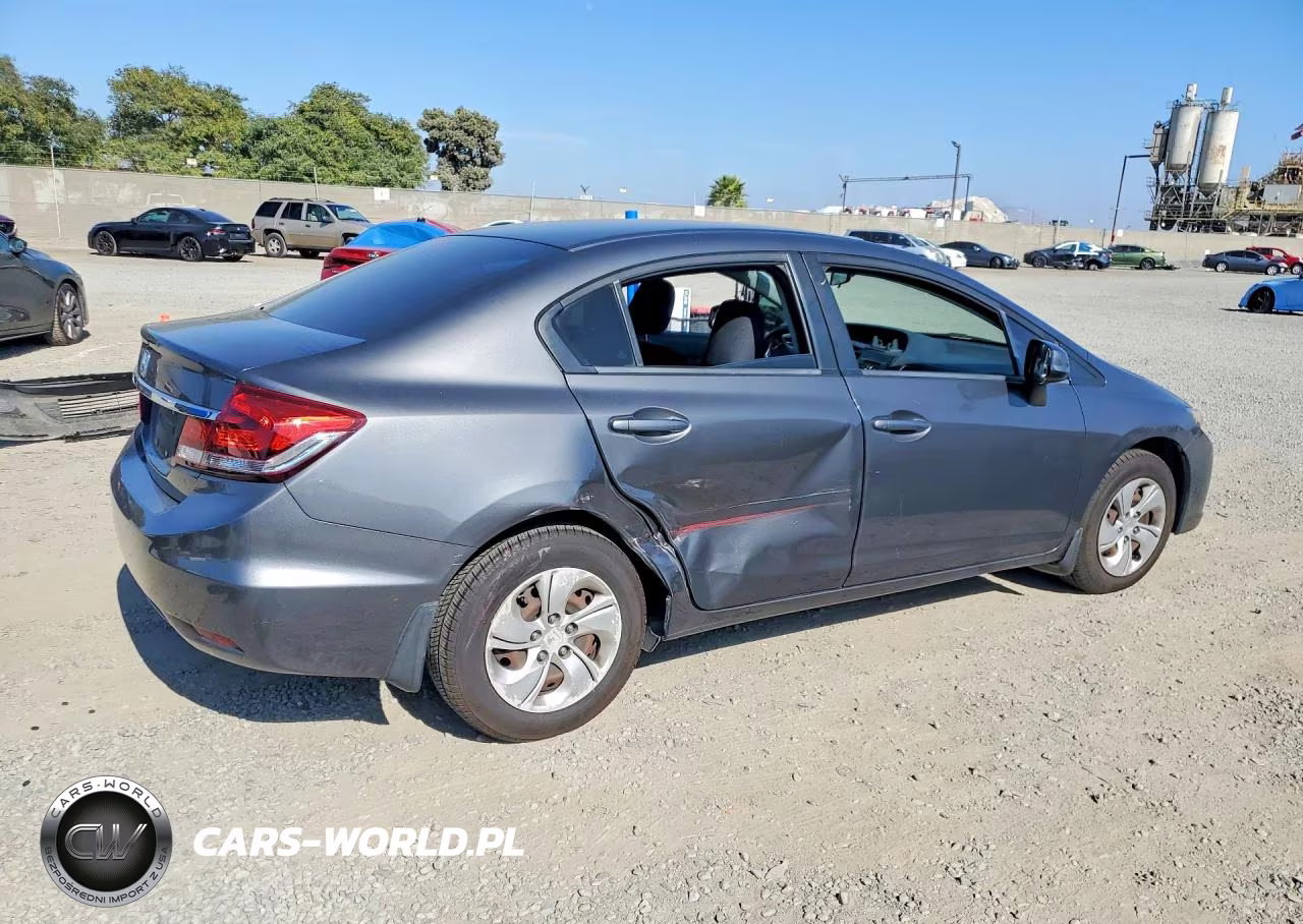2013 Honda Civic Lx VIN:2HGFB2F58DH565747 - 3