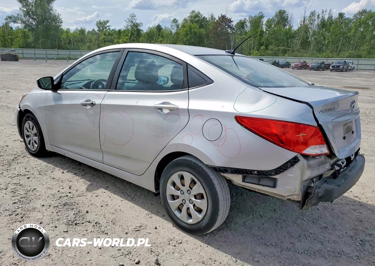 2016 Hyundai Accent Se VIN:KMHCT4AE3GU122355 - 2