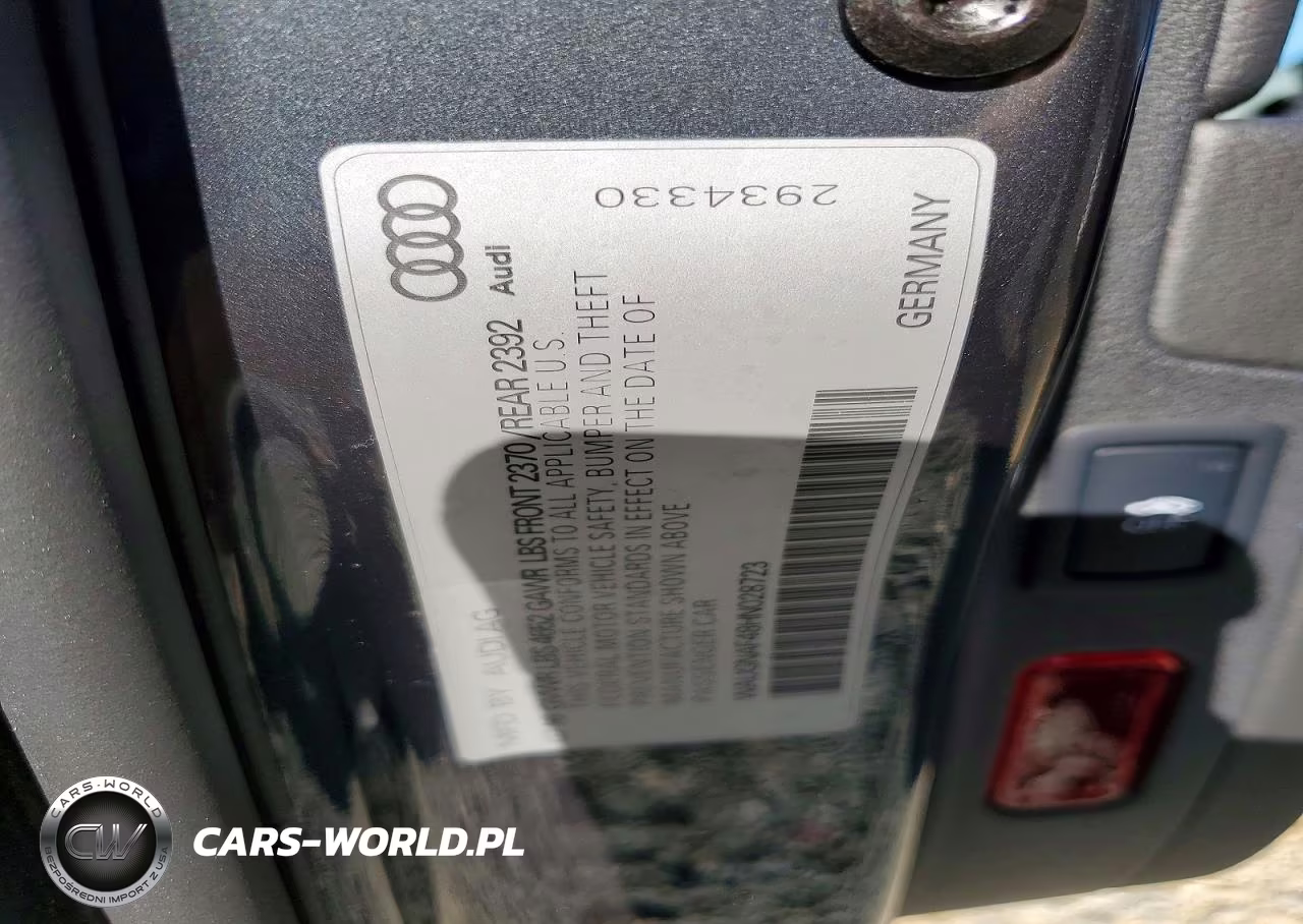 2017 Audi A4 Premium VIN:WAUGNAF48HN028723 - 12