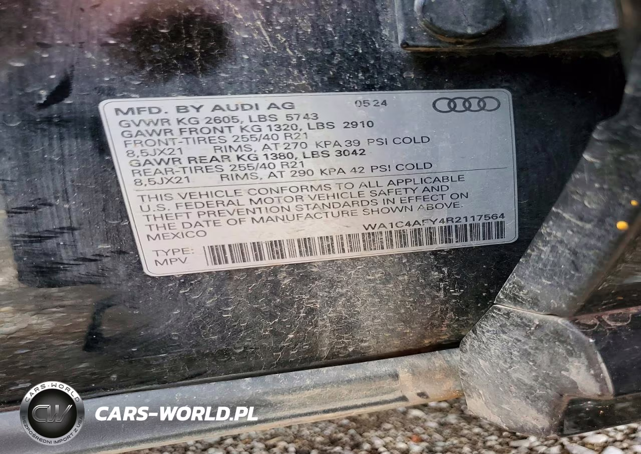2024 Audi Sq5 Prestige VIN:WA1C4AFY4R2117564 - 13