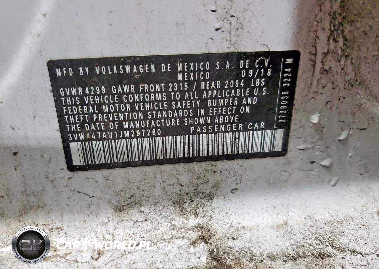 2018 Volkswagen Gti S-Se VIN:3VW447AU1JM297260 - 12