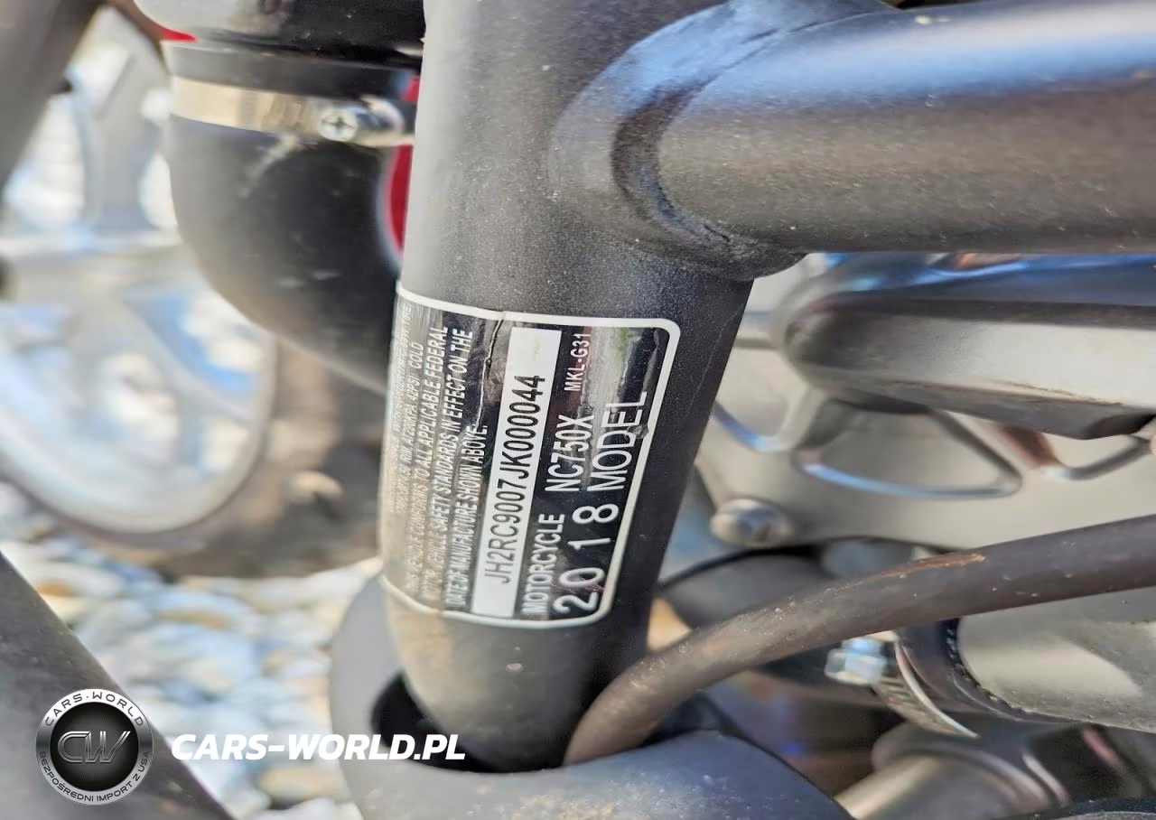 2018 Honda Nc750 X VIN:JH2RC9007JK000044 - 9