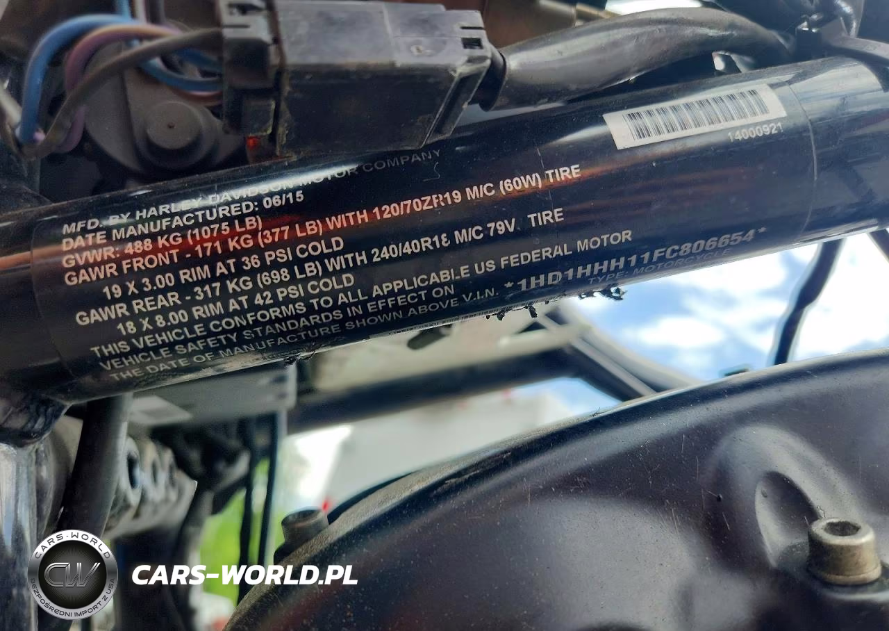2015 Harley-Davidson Vrscdx Night Rod Special VIN:1HD1HHH11FC806654 - 9