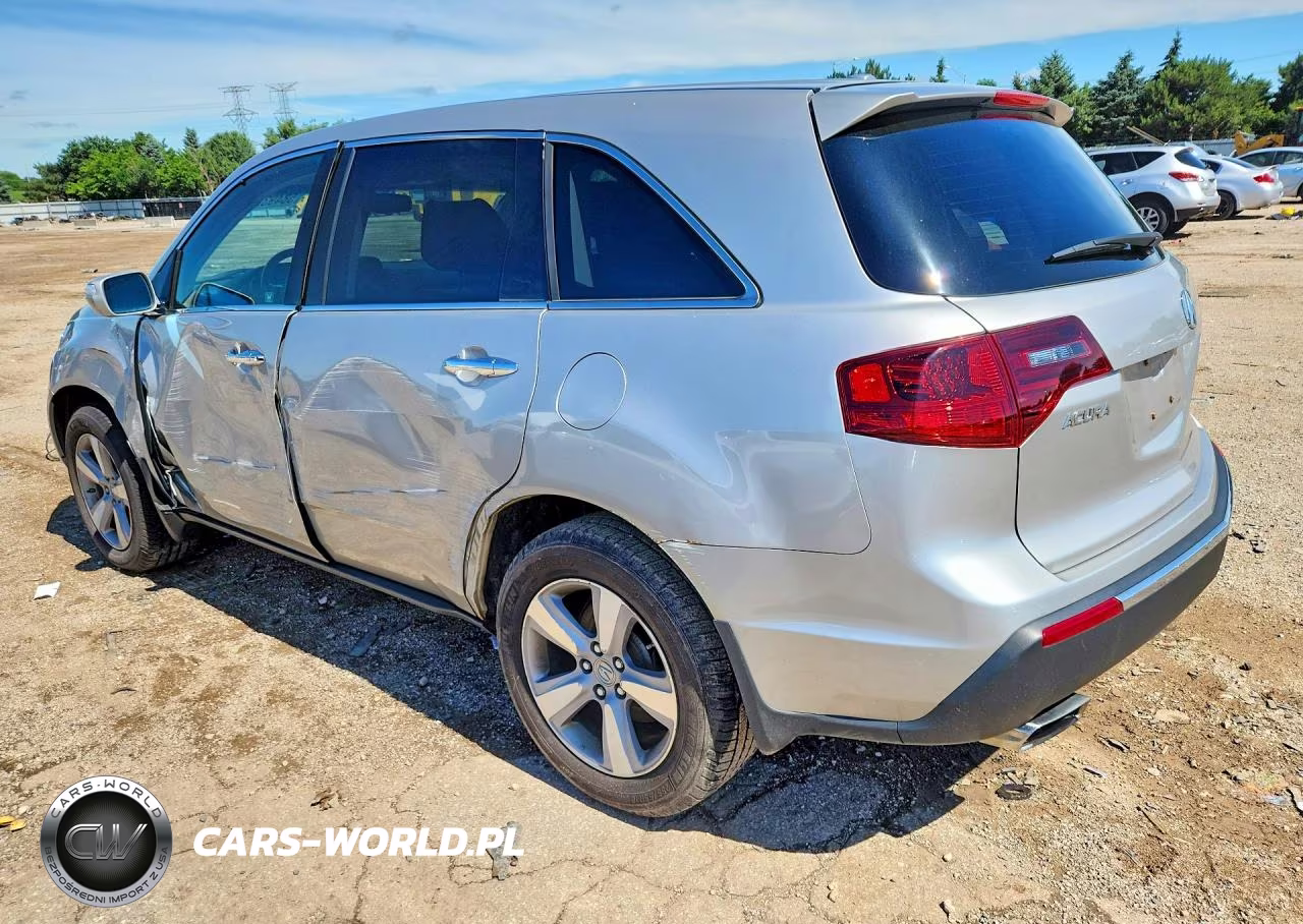 2012 Acura Mdx Technology VIN:2HNYD2H47CH543009 - 2