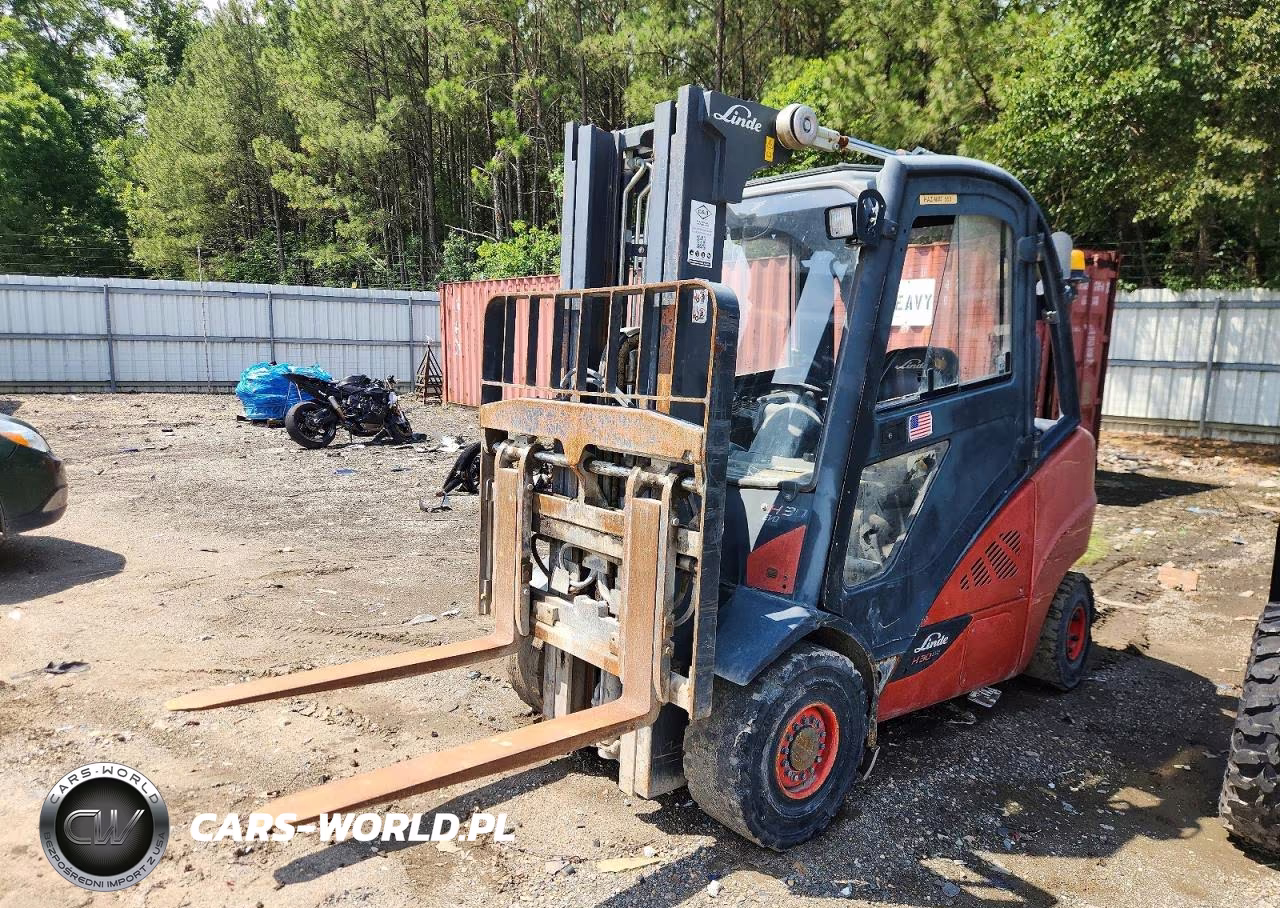 2016 Linde Forklift VIN:00000H2X393G04101 - 2
