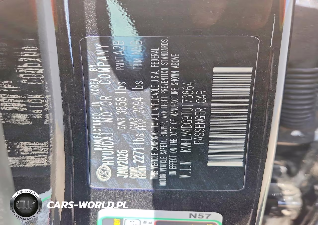 2026 Hyundai Elantra Sel Sport VIN:KMHLM4DG9TU173864 - 12