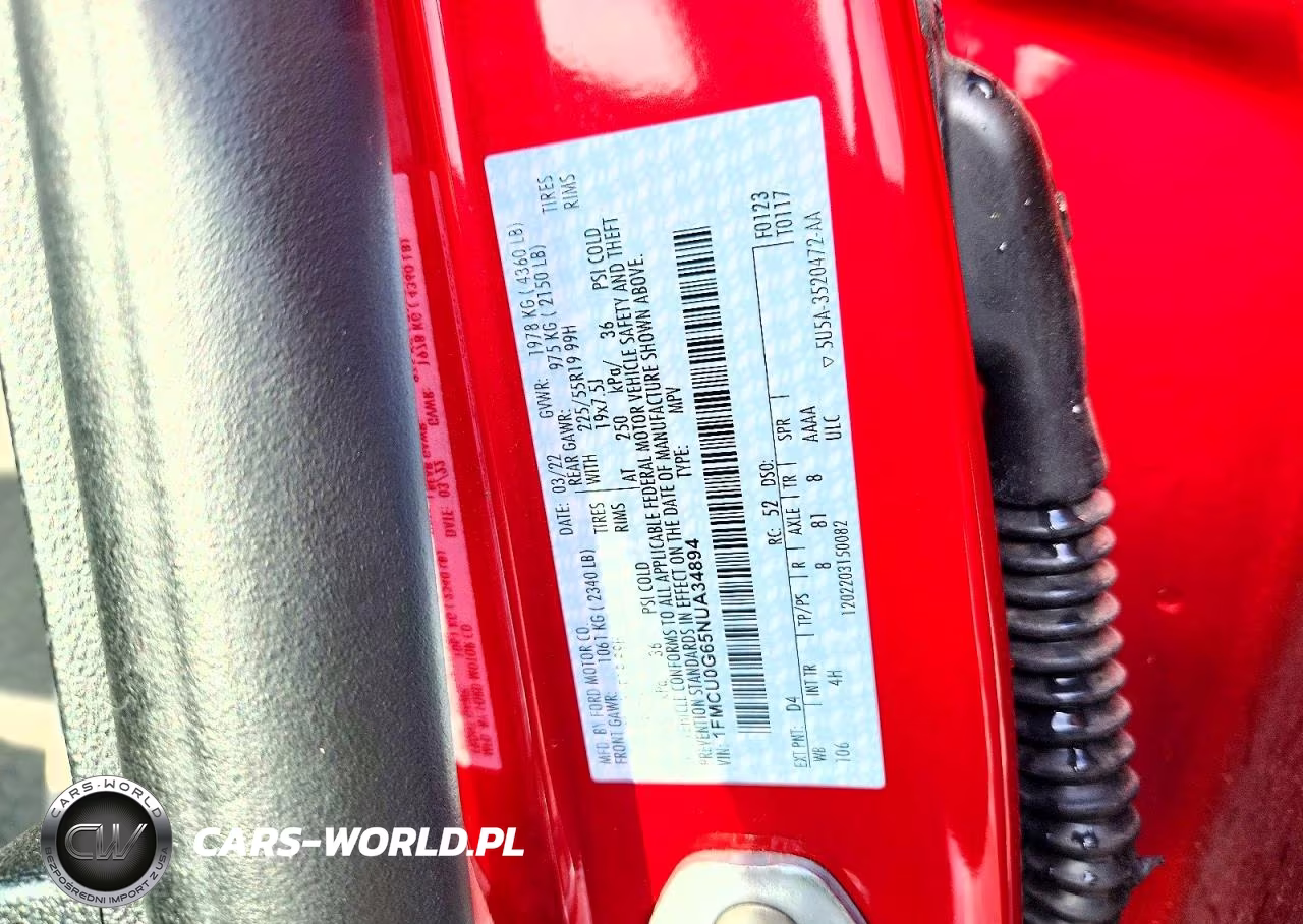 2022 Ford Escape Se VIN:1FMCU0G65NUA34894 - 13