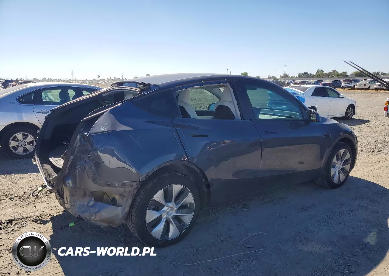 2022 Tesla Model Y VIN:7SAYGDEE1NF310907 - 3