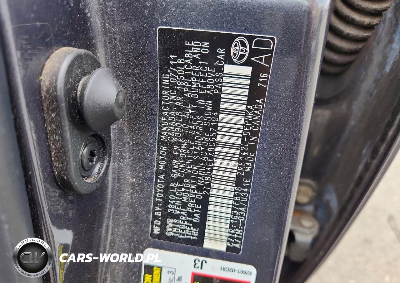 2011 Toyota Corolla VIN:2T1BU4EEXBC657194 - 12