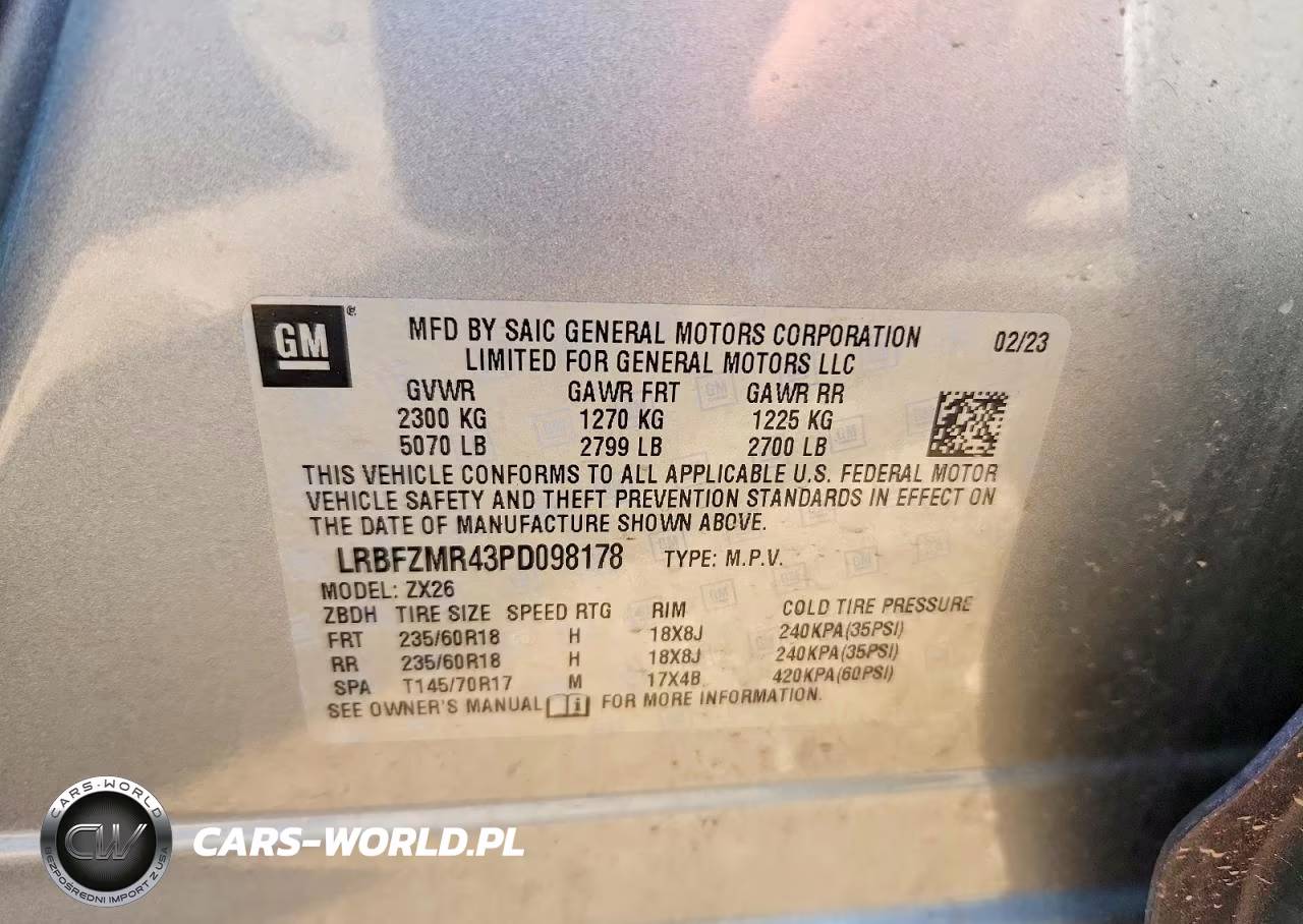 2023 Buick Envision Preferred VIN:LRBFZMR43PD098178 - 13