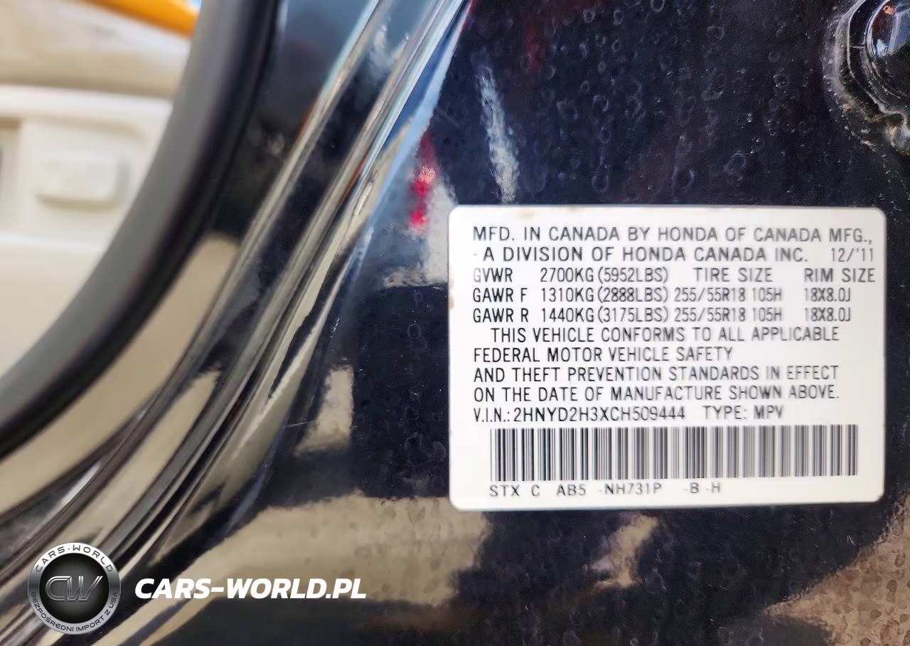2012 Acura Mdx Technology VIN:2HNYD2H3XCH509444 - 14