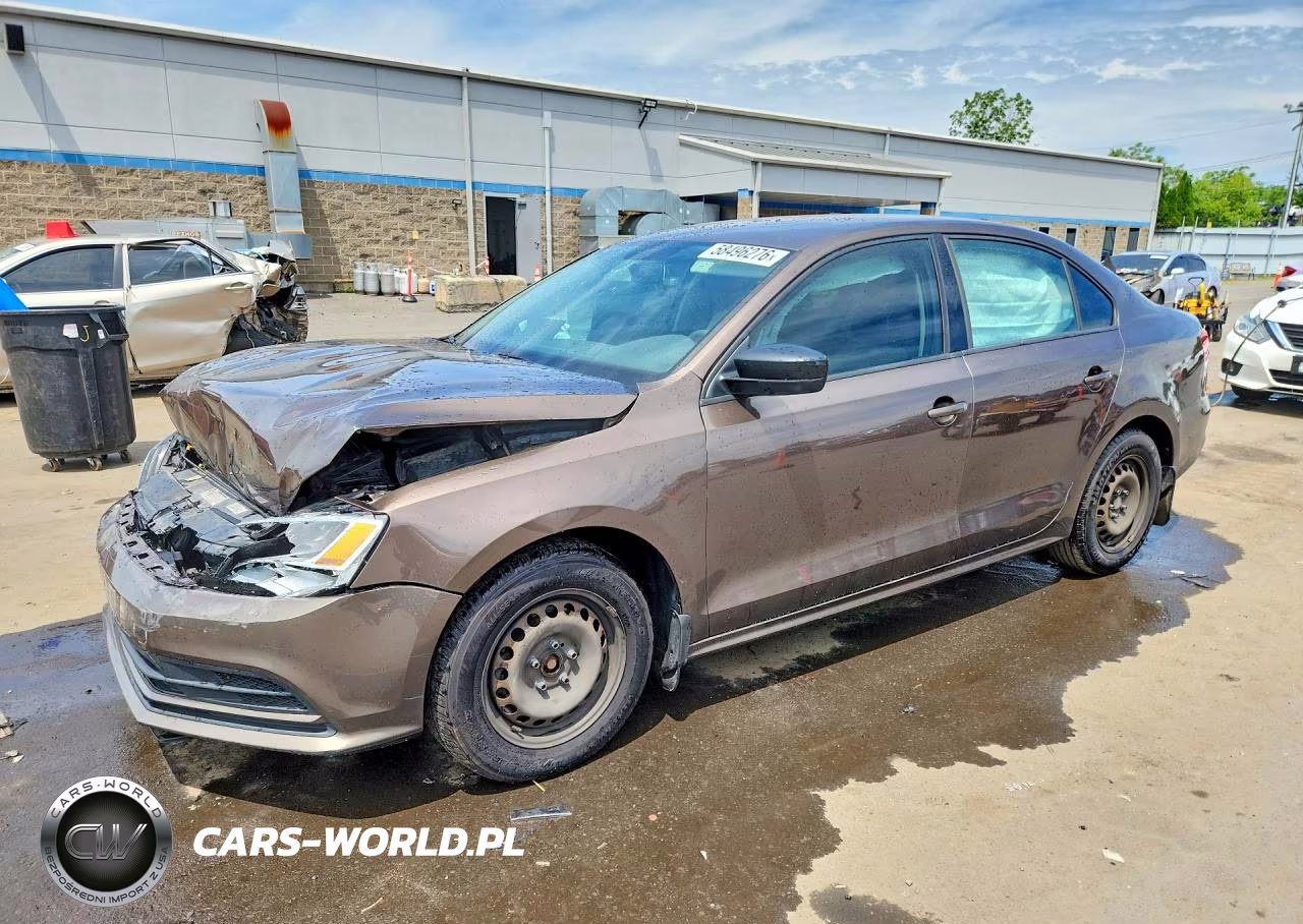 2015 Volkswagen Jetta Base VIN:3VW1K7AJ1FM336337 - 1