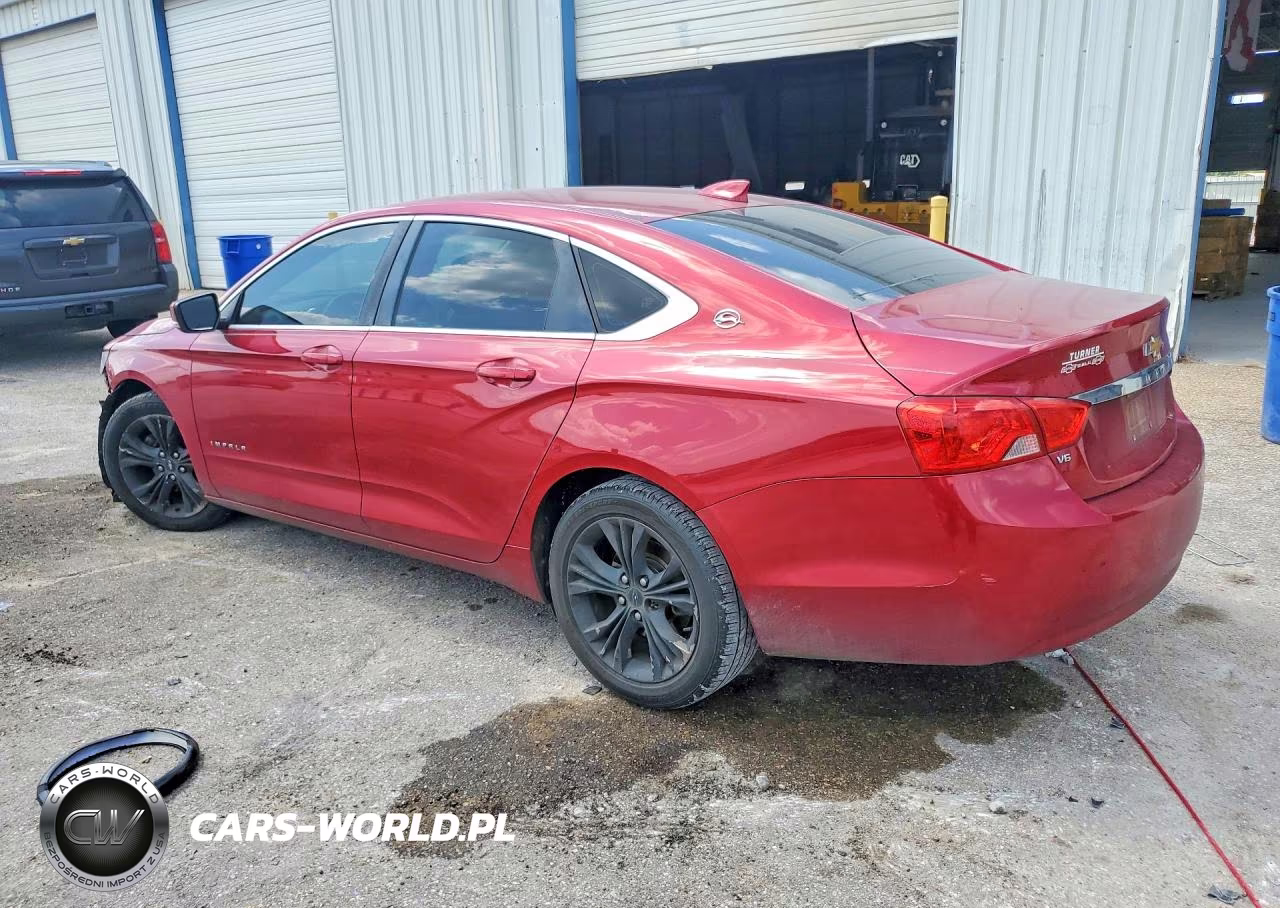 2015 Chevrolet Impala Lt VIN:2G1125S34F9207727 - 2