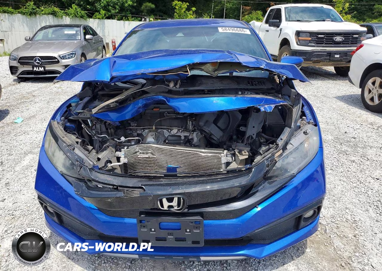 2020 Honda Civic Sport VIN:19XFC2F80LE014129 - 5