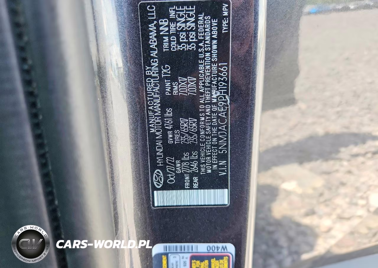 2023 Hyundai Tucson Se VIN:5NMJACAE9PH193661 - 13