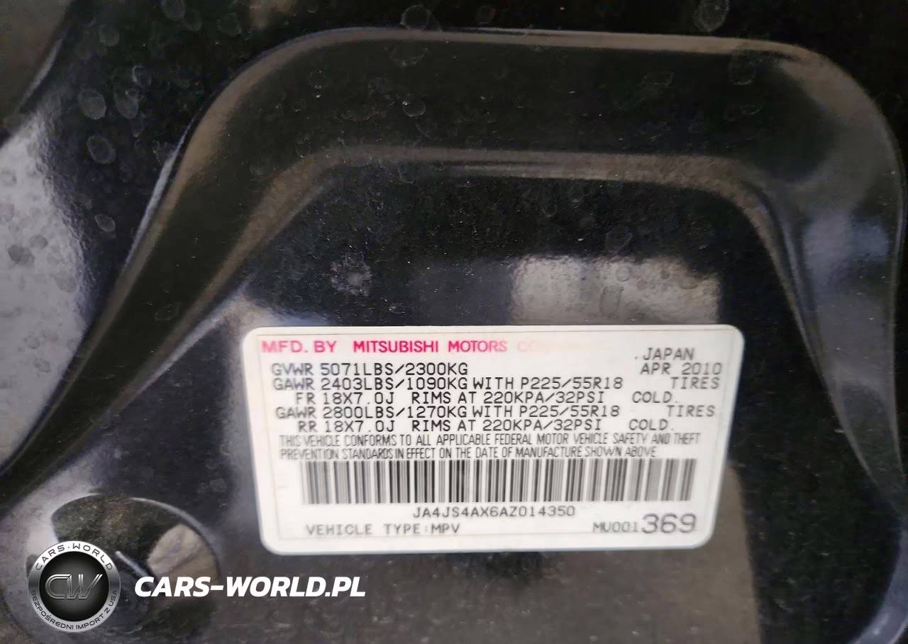2010 Mitsubishi Outlander Xls VIN:JA4JS4AX6AZ014350 - 13