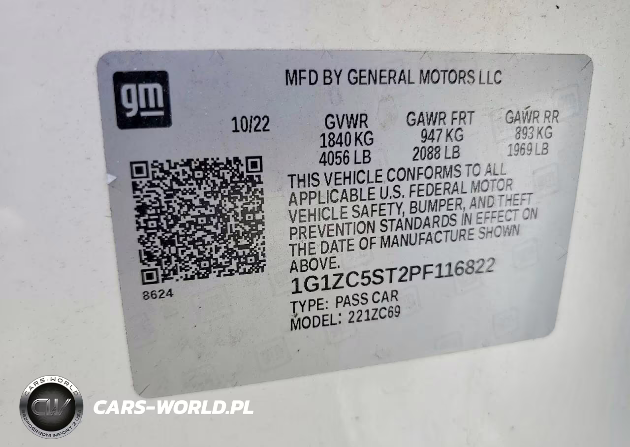 2023 Chevrolet Malibu Ls VIN:1G1ZC5ST2PF116822 - 12