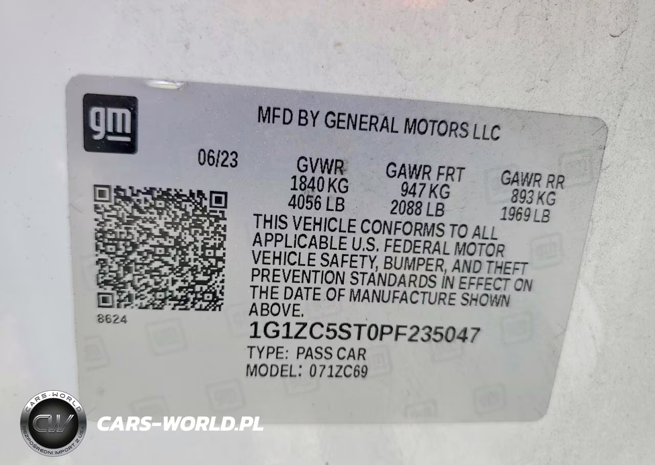 2023 Chevrolet Malibu Ls VIN:1G1ZC5ST0PF235047 - 12