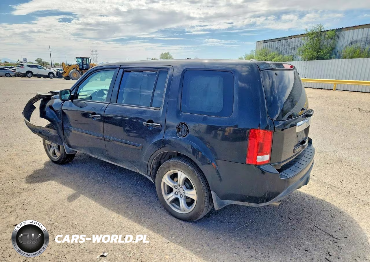 2013 Honda Pilot Exl VIN:5FNYF3H54DB017667 - 2
