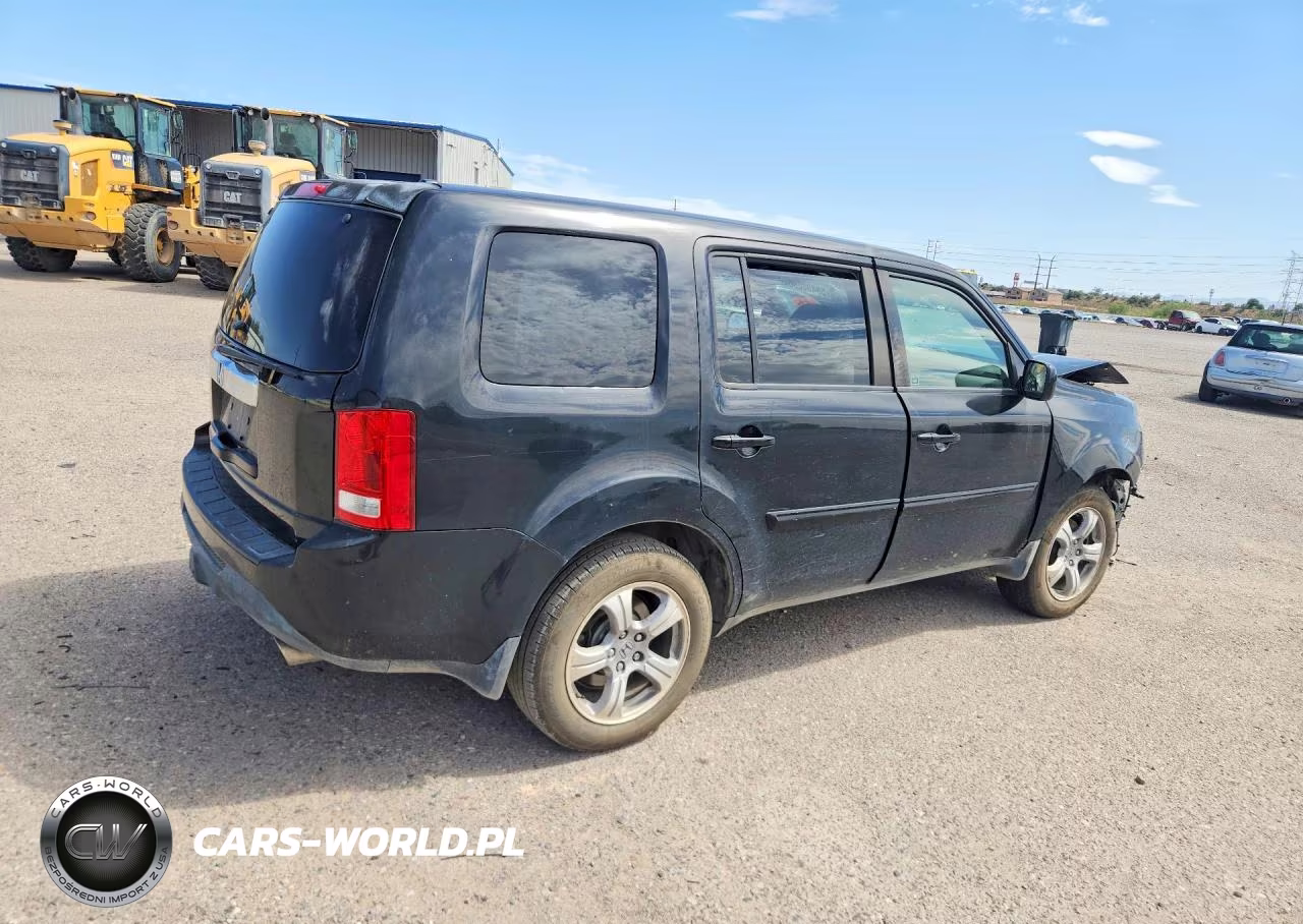 2013 Honda Pilot Exl VIN:5FNYF3H54DB017667 - 3